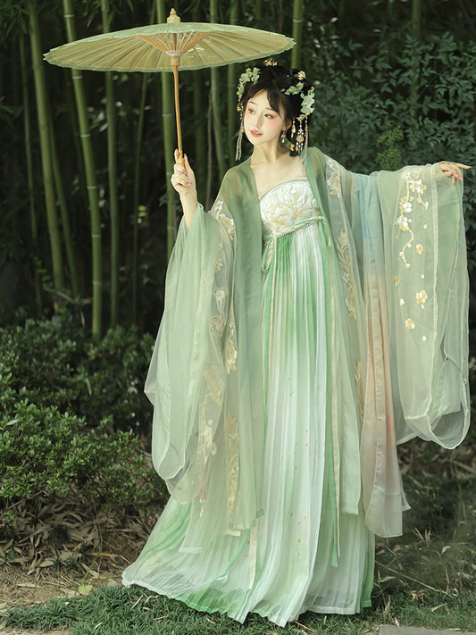 Butterfly Dream 梦蝶 - Tang Dynasty Style Hanfu Dress Heziqun