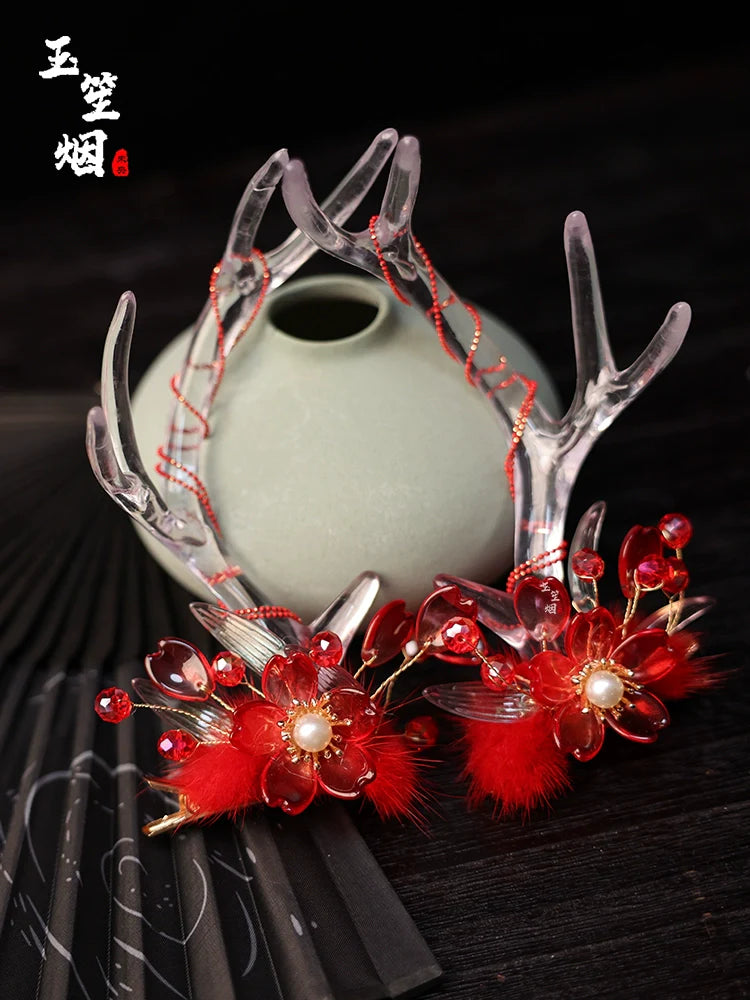 Hair Clips: Festive Dragon