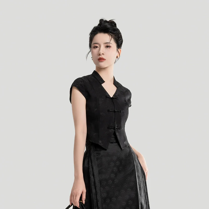 Yinyue 吟月 - Modern Cheongsam Top (Preorder)
