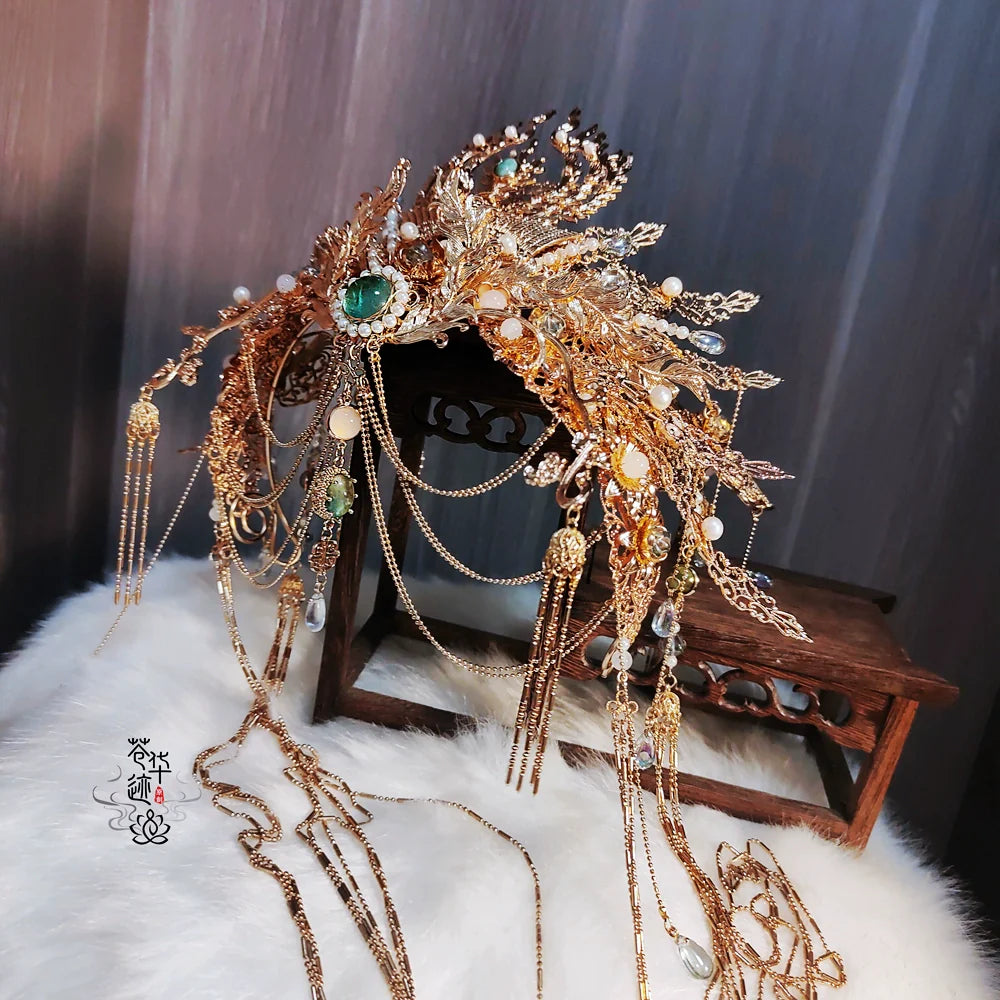 Siren - Unisex Hanfu Hair Crown (Preorder)