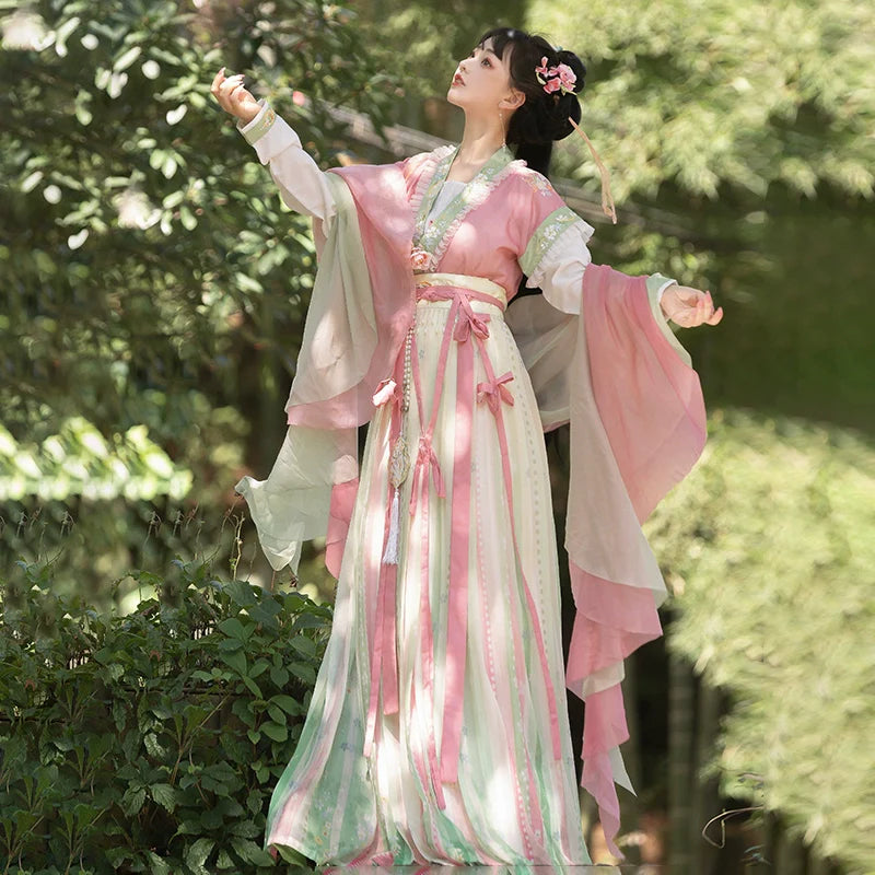 Water Dew 水露 - Tang Dynasty Style Beizi Qiyao Ruqun