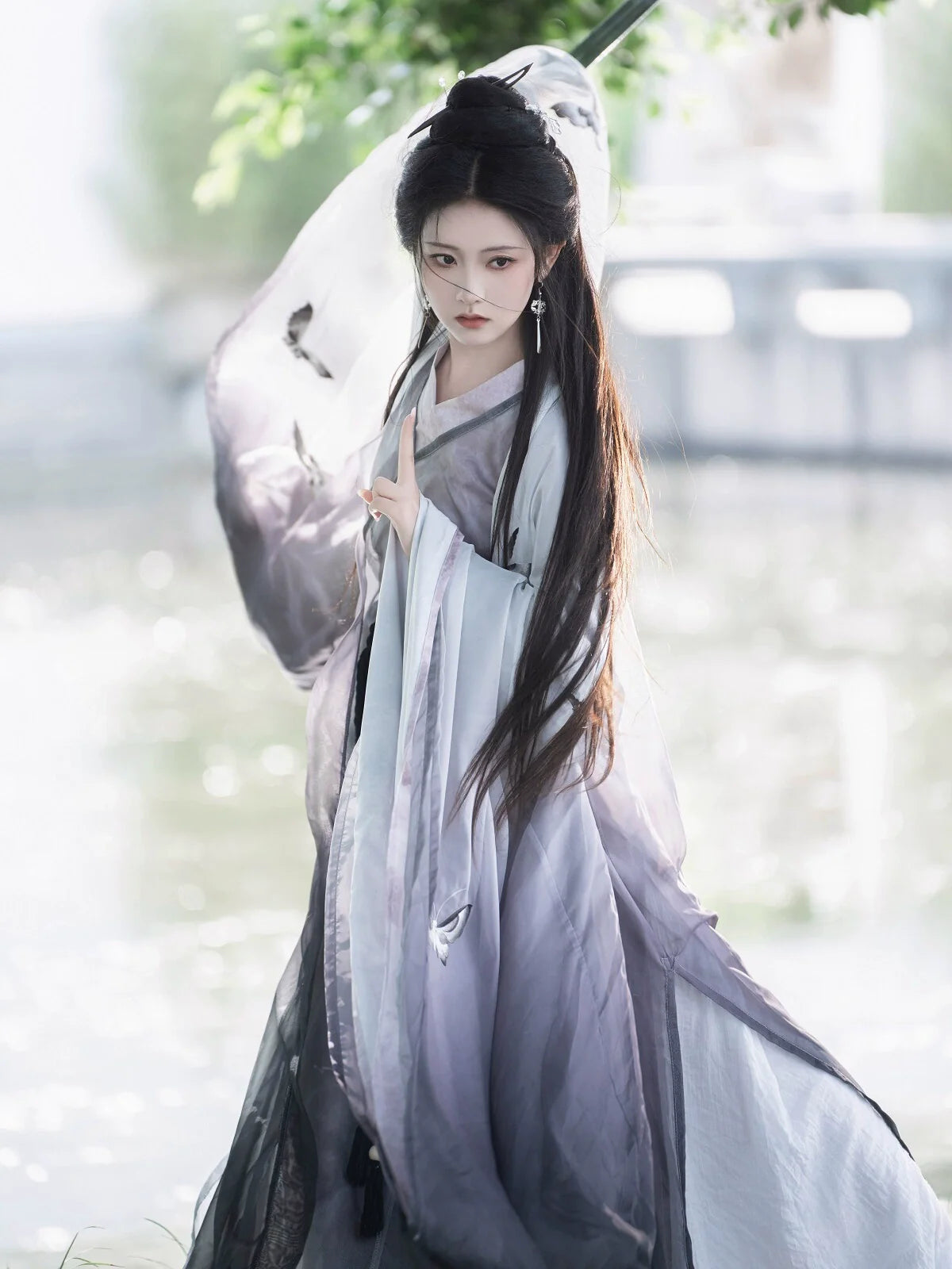 Water Stream 水涧 - Wei Jin Style Qiyao Ruqun