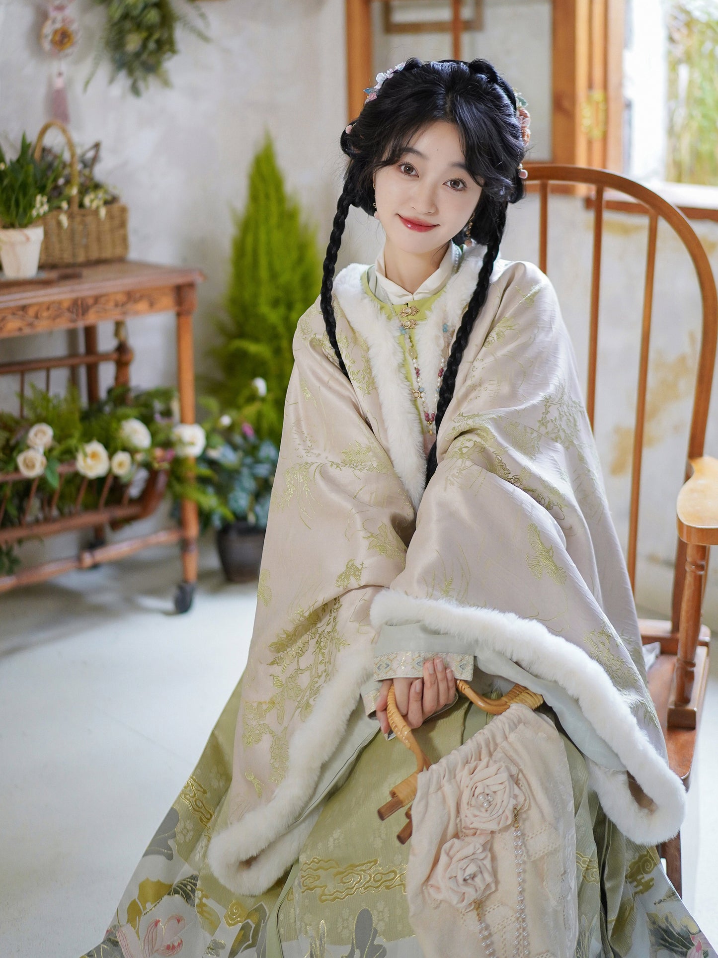 Qingxue 晴雪 - Ao & Mamianqun Ming Dynasty Hanfu Set