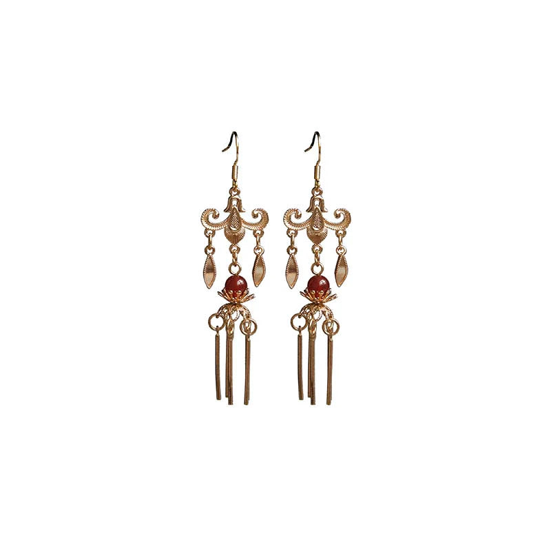 Ancient Chandelier Chinese Style Earrings