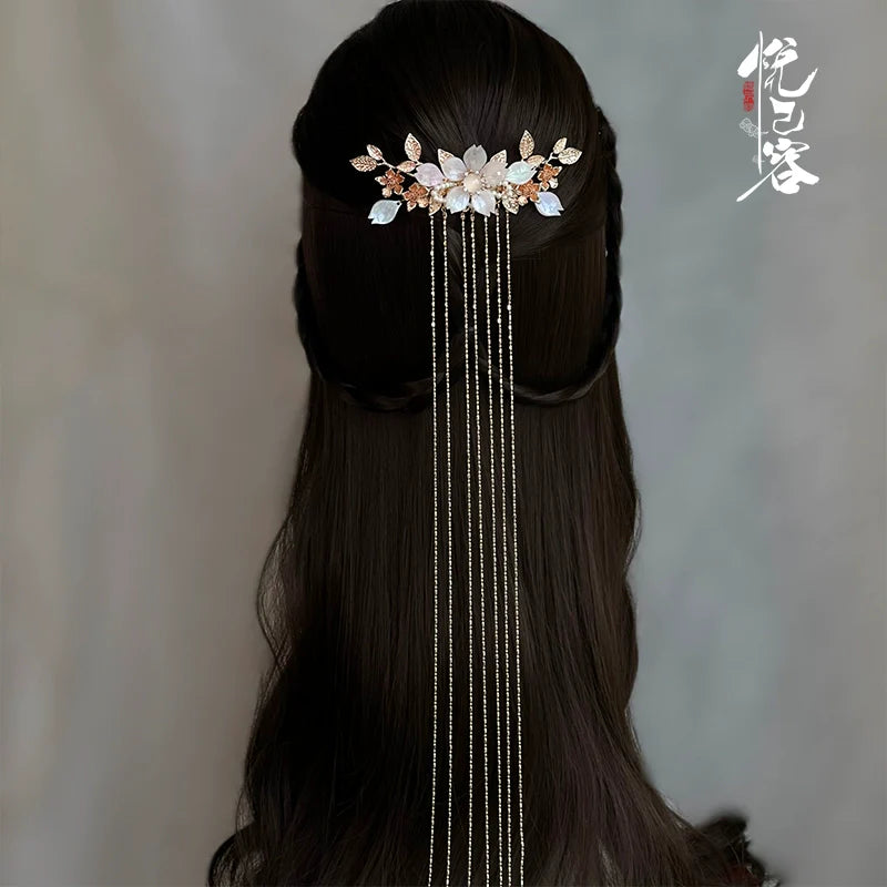 Back Hair Pin: Whispering Shadow