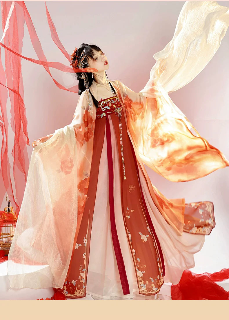 Chuntang 春棠 - Tang Dynasty Style Hanfu Dress Heziqun