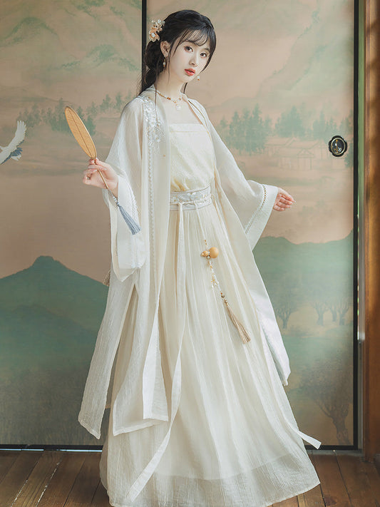 White Moonlight 白月光 - Song Dynasty Style Qiyao Ruqun Hanfu