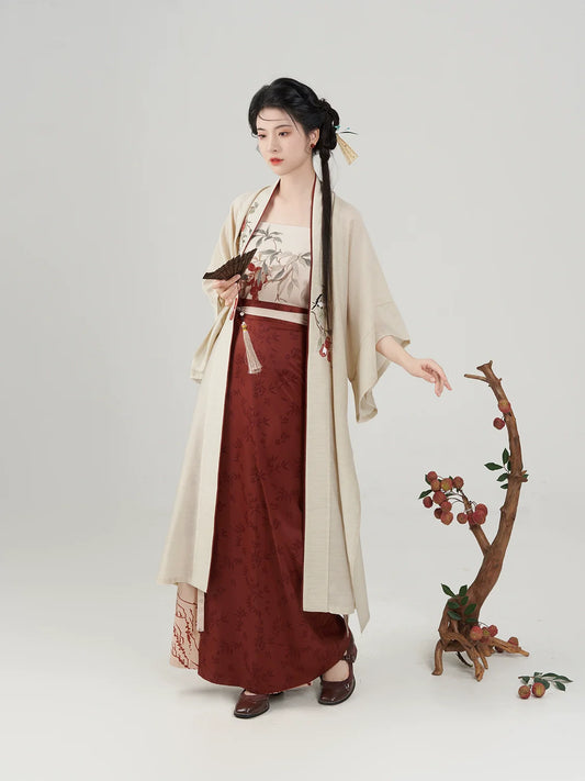 Song Dynasty x Modern Hanfu: Lychee Bliss 荔香晚鹊 (Preorder)