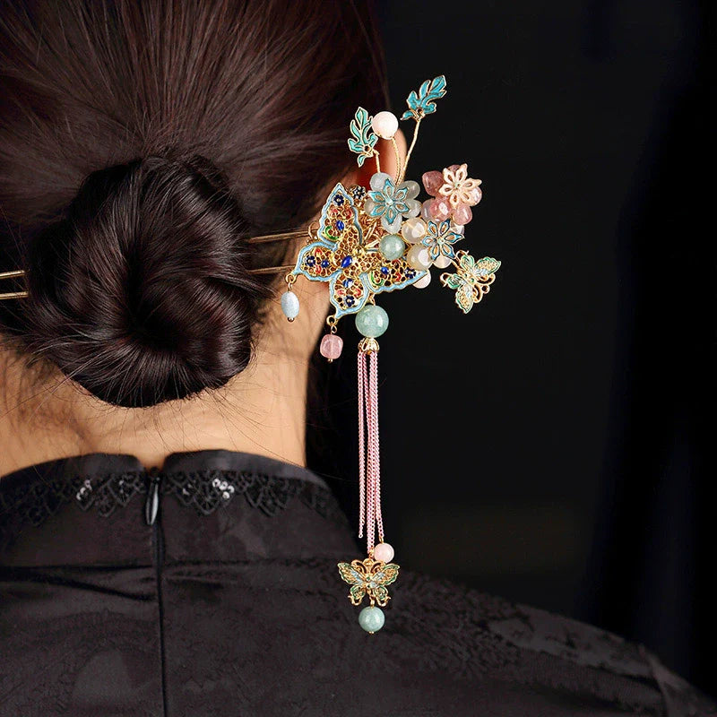 Antique U-shaped Hair Stick: Princessia