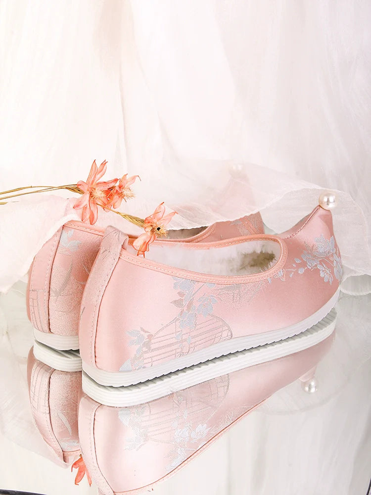 Grace - Chinese Style Brocade Hanfu Shoes