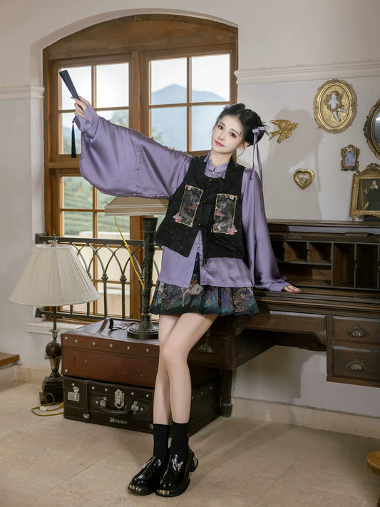 Ming Dynasty Modern Hanfu and Mamianqun, Xianlu Shadow 仙麓影