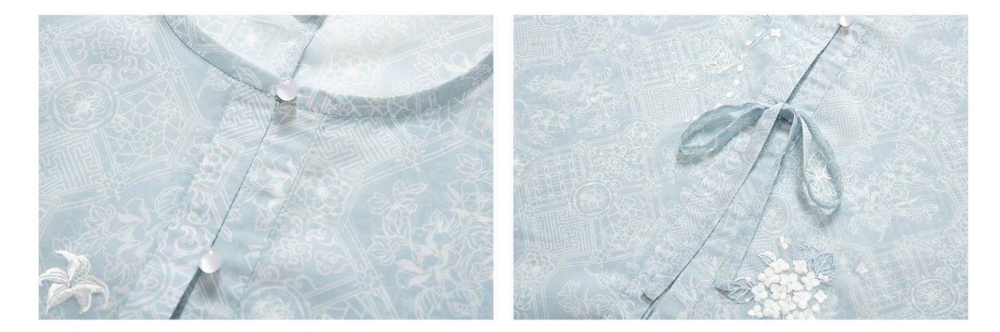 Ming Dynasty x Modern Hanfu: Sea Salt Crushed Ice 海盐碎冰 (Preorder)