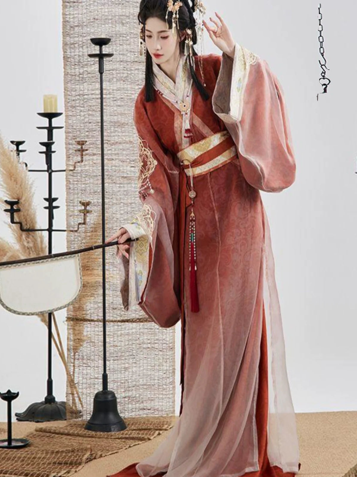 Sunset - Warring States and Han Dynasty Straight Hem Robe