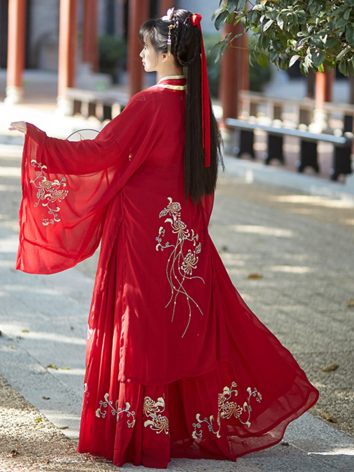 Hidden Flower 花之隐 - Song Dynasty Style Qiyao Ruqun Hanfu