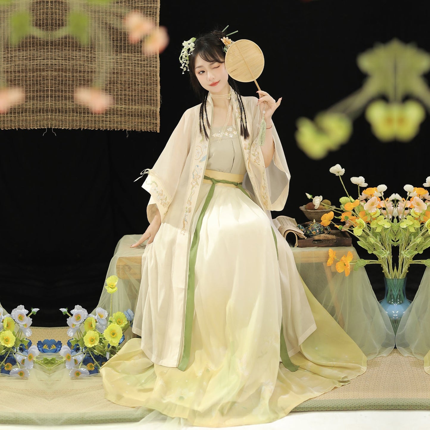 Qinghuan 清欢 - Song Dynasty Style Qiyao Ruqun Hanfu