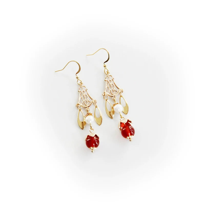 Antique Chandelier Chinese Style Earrings