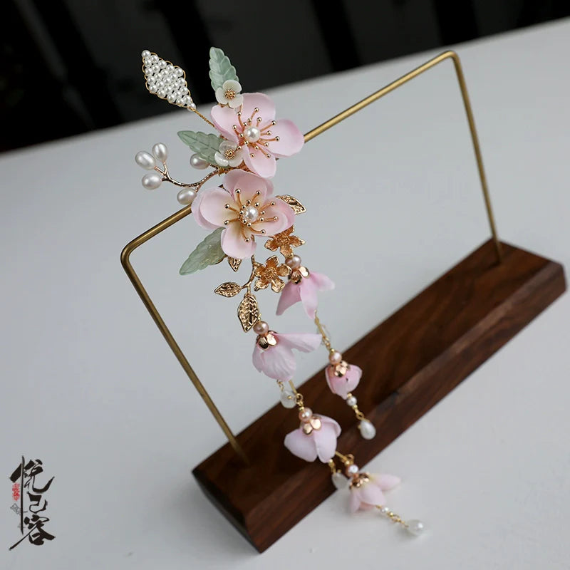 Hair Clips: Spring Cherry Blossom