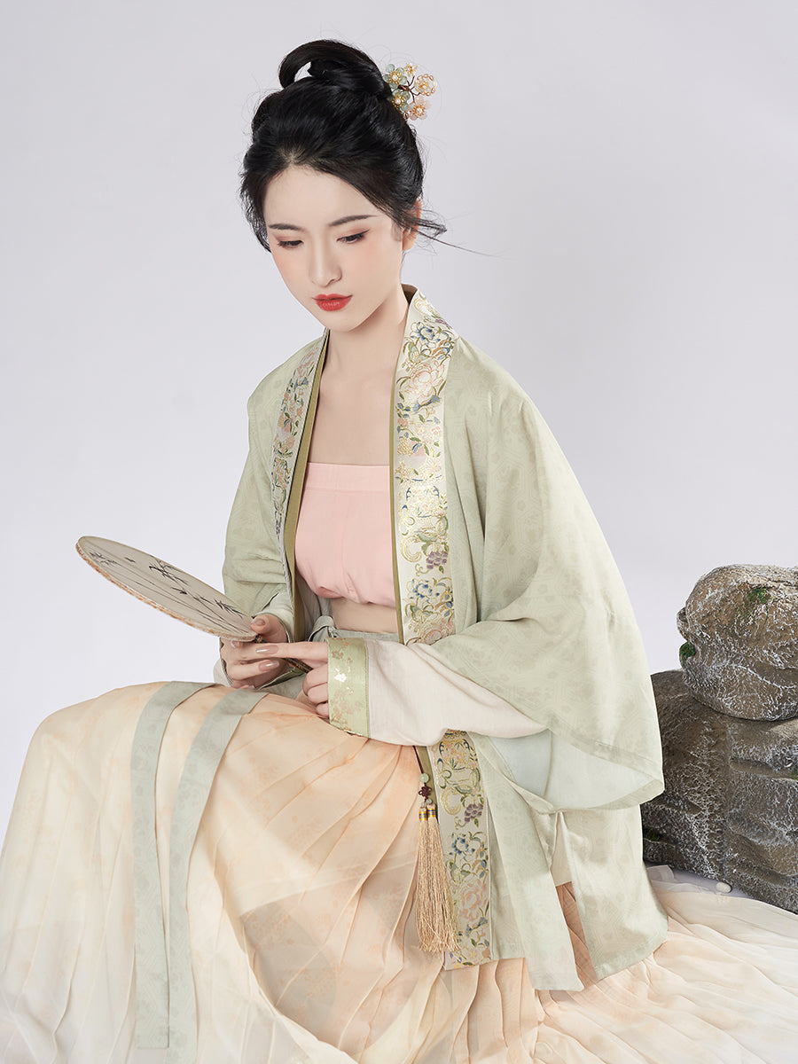 Rolling Autumn 挽秋 - Song Dynasty Style Qiyao Ruqun Hanfu