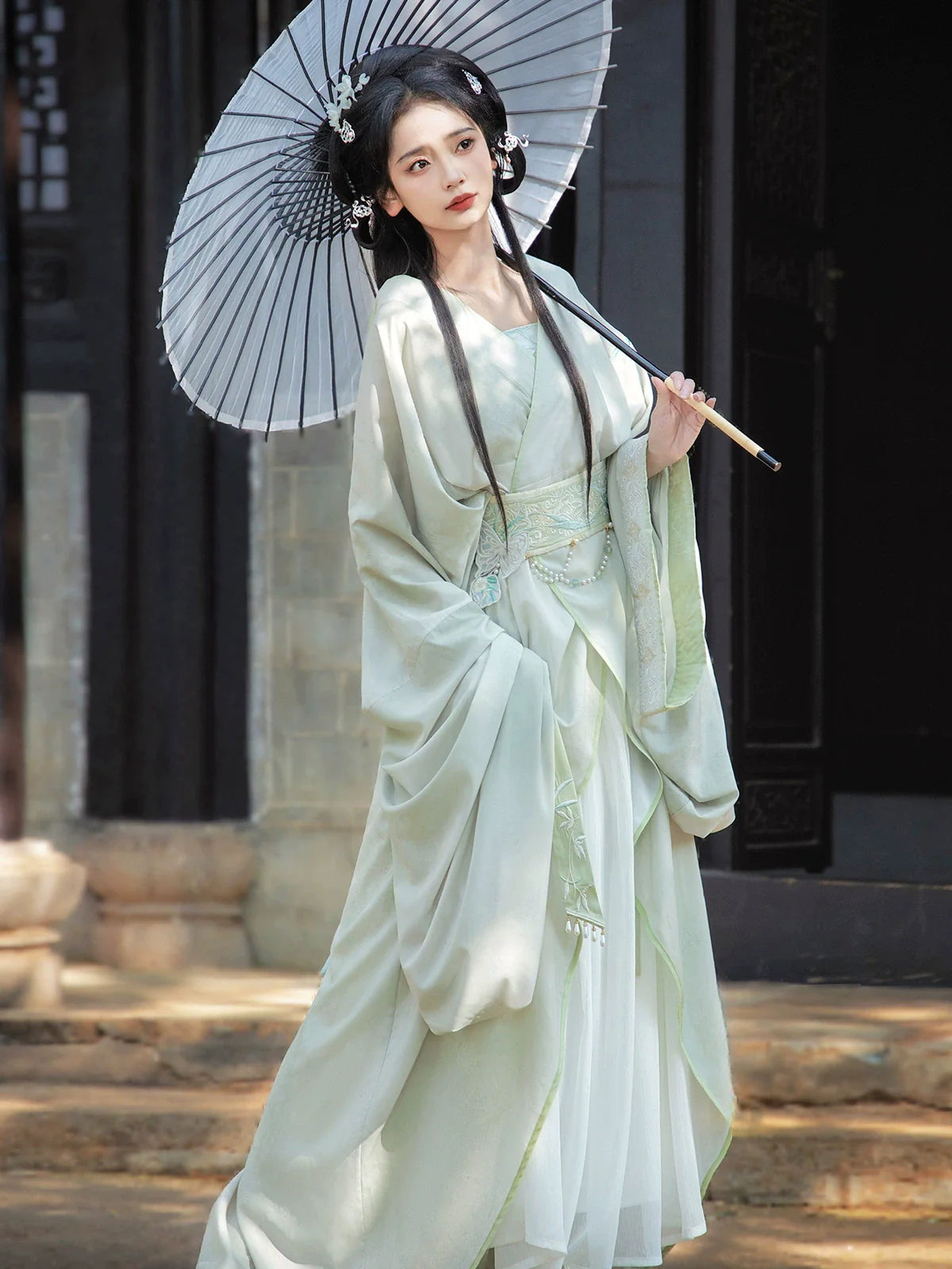 Clear Fog - Warring States and Han Dynasty Straight Hem Robe