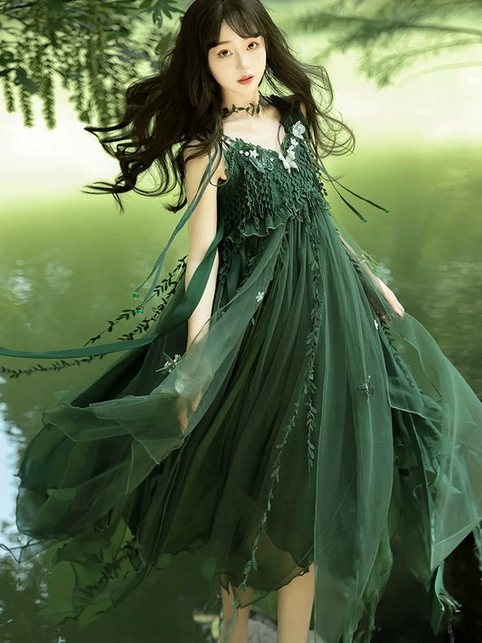 Qi Lolita Tang Dynasty Hanfu, Forest