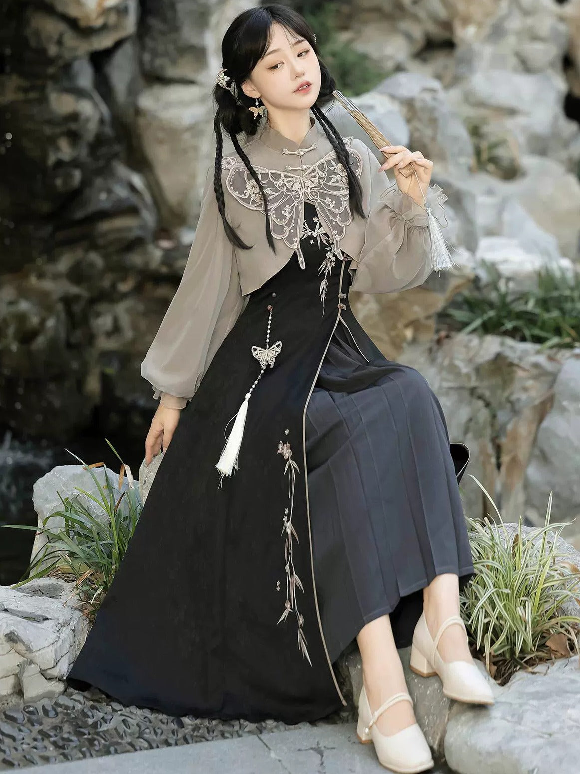 Butterfly Ash 蝶烬 - New Chinese Style Summer Sundress