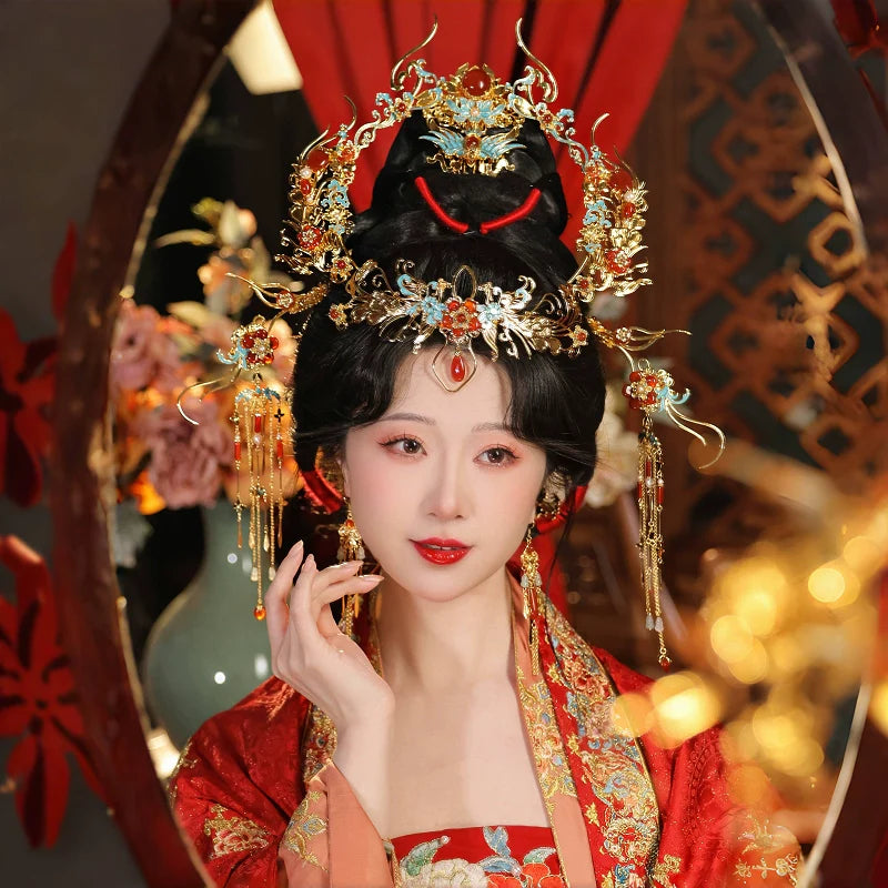 Chinese Wedding Hair Accessories: Phoenix Dance