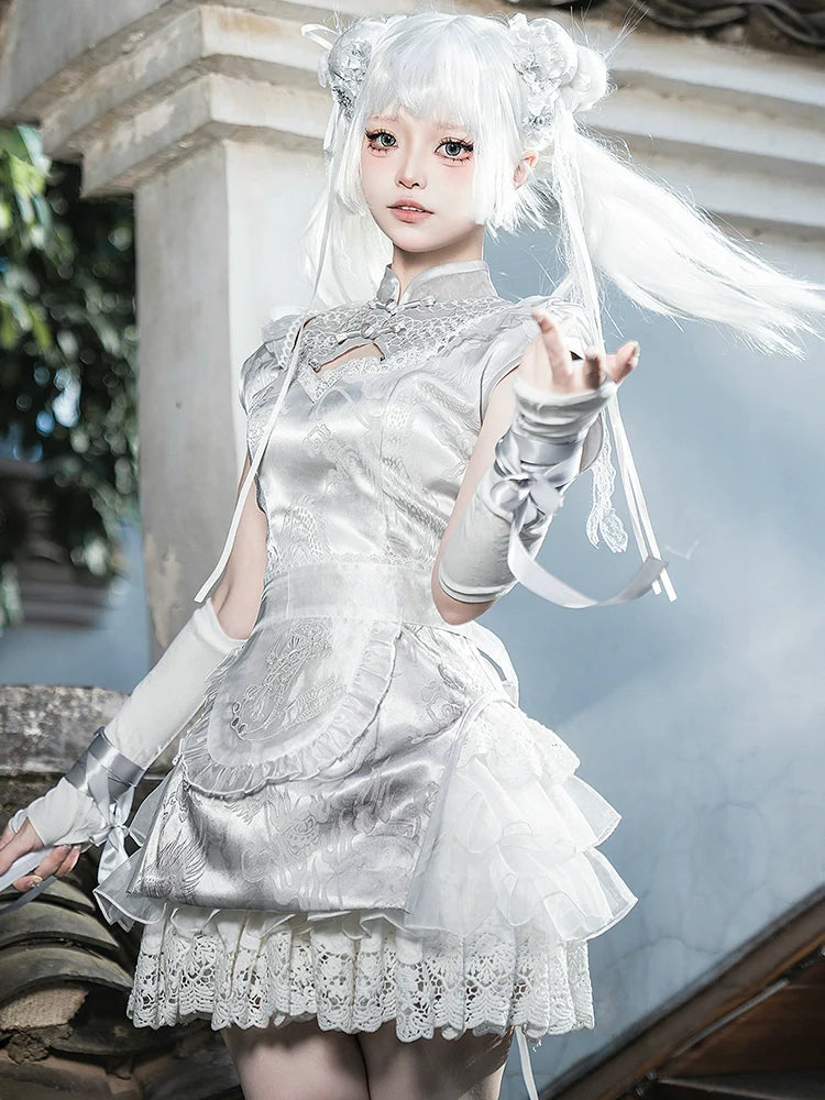 Qi Lolita Chinese Cheongsam Inspired, Moonlight