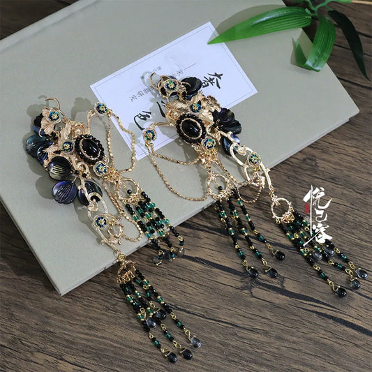 Hanfu Hair Accessories Set: Yao Yue Lian