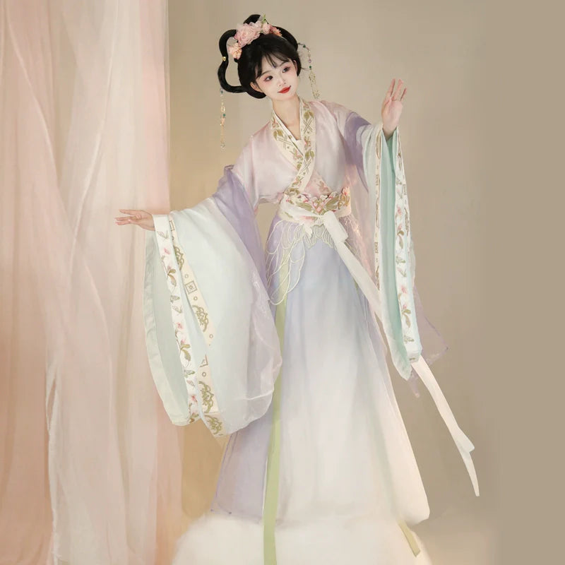Fairy Spirit - Wei Jin Flower Goddess Style Qiyao Ruqun