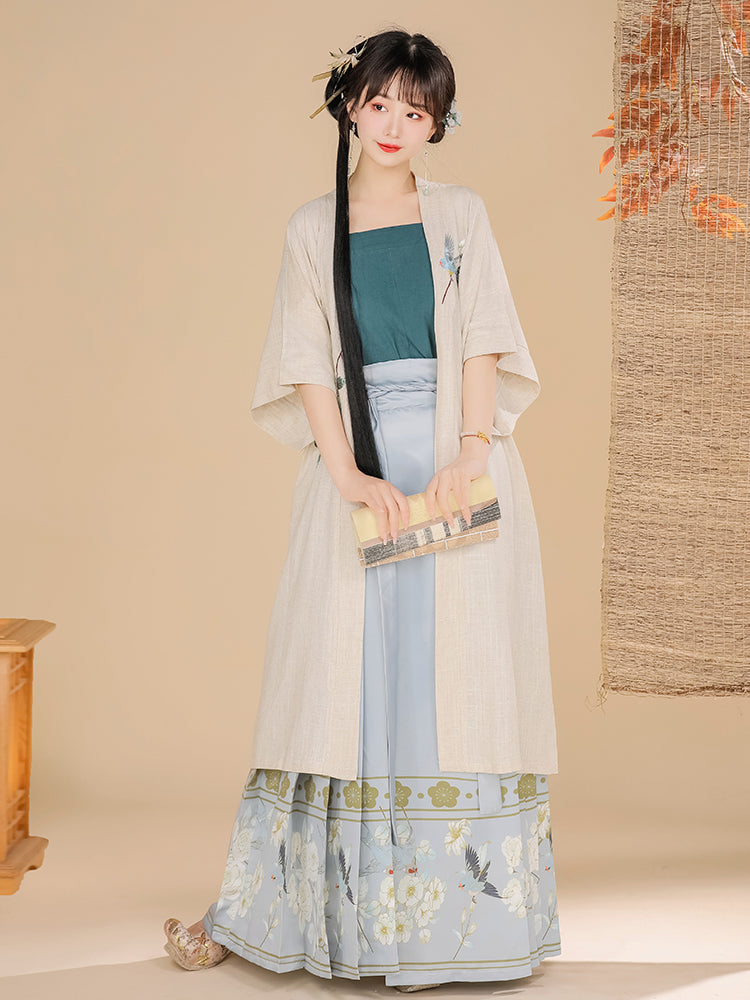 Changgan Temple 长干寺 - Song Dynasty Style Qiyao Ruqun Hanfu