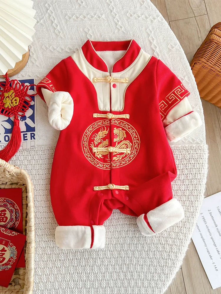 Oriental - Chinese New Year Festival Baby Onesies for Boys and Girls