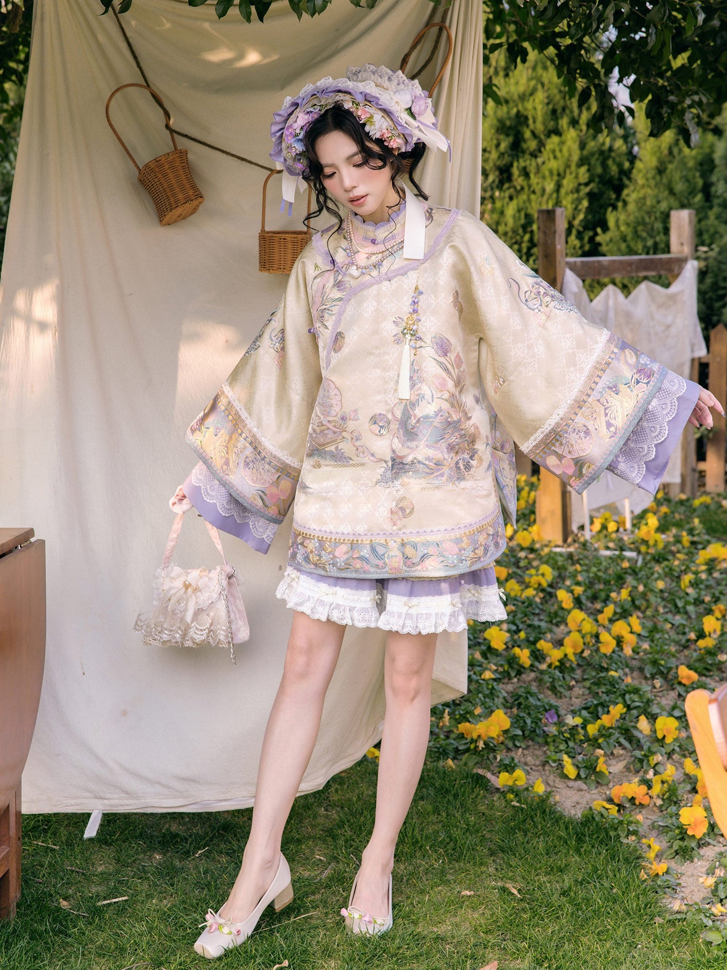 Fragrant Tulips 郁香 - Qing Han Inspired New Chinese Style Costume (Preorder)