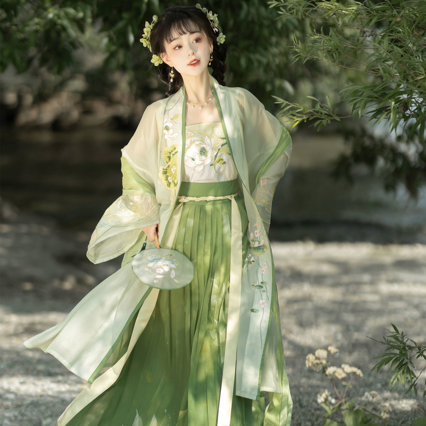 Banyan Tree - Song Dynasty Style Qiyao Ruqun Hanfu