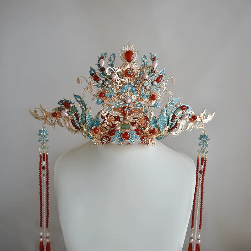 Chinese Wedding Hair Accessories: Ming Huang