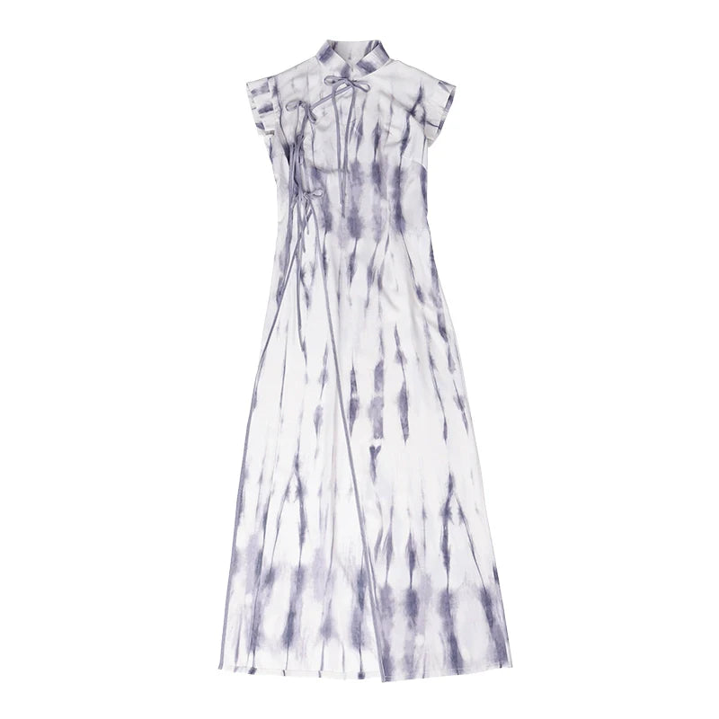 Modern Hanfu x Cheongsam: Misty Clouds 云烟 (Preorder)