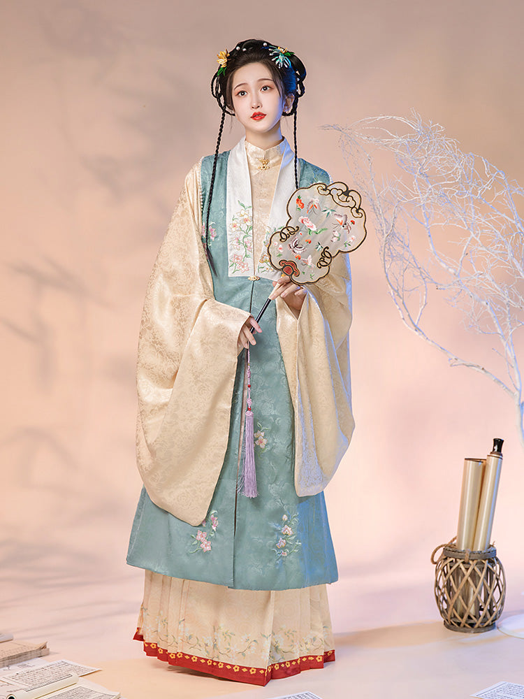 Xilouyue 西楼月 - Bijia & Mamianqun Ming Dynasty Hanfu Set