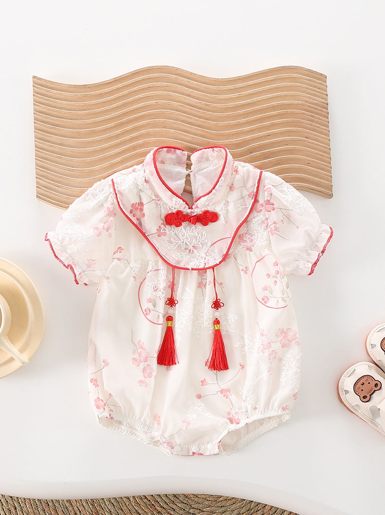 Blossoms - Cheongsam Style Baby Onesies for Girls
