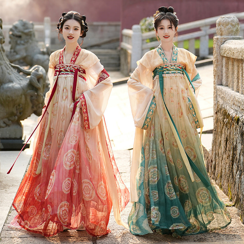 Dream Back to Tang - Tang Dynasty Style Qixiong Ruqun