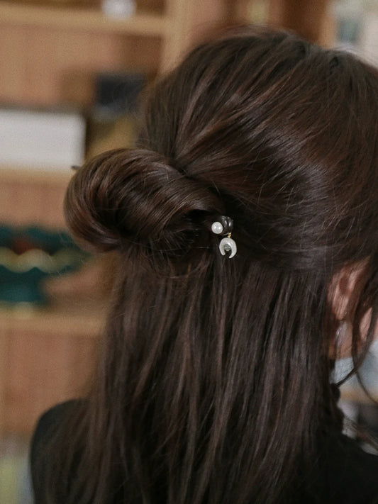 Ebony Hair Stick: The Moon is Out
