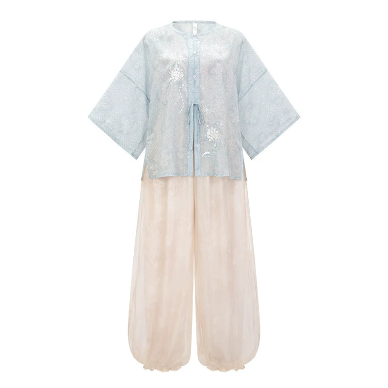 Ming Dynasty x Modern Hanfu: Sea Salt Crushed Ice 海盐碎冰 (Preorder)