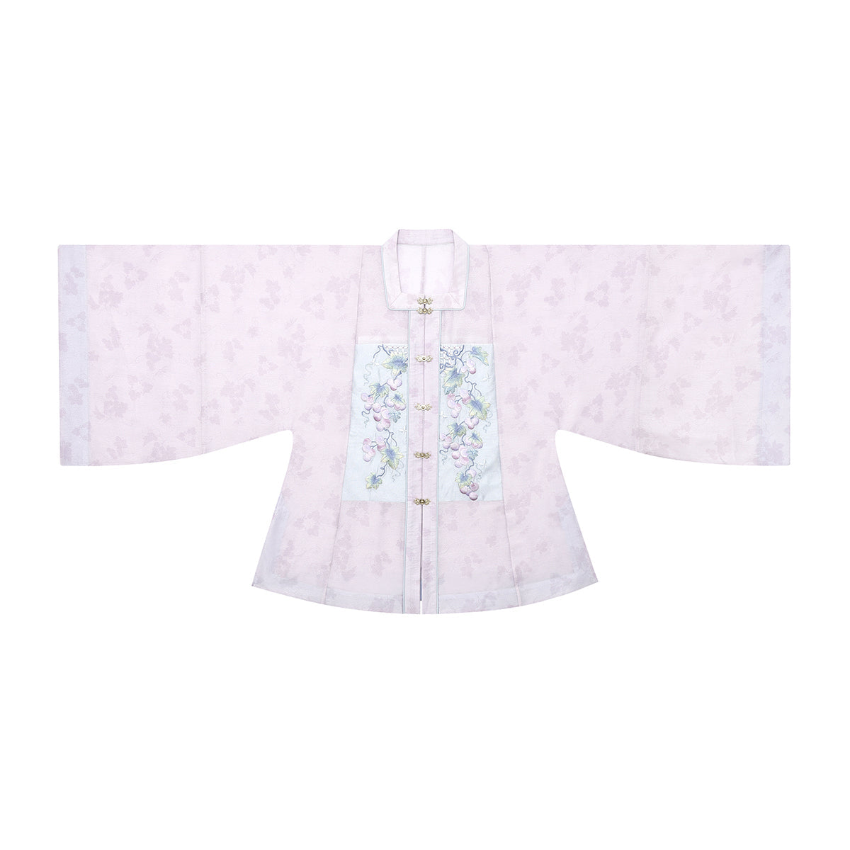 Twilight Rainbow 暮见虹雪 - Pipa Sleeve Top & Mamianqun Ming Dynasty Hanfu Set (Preorder)