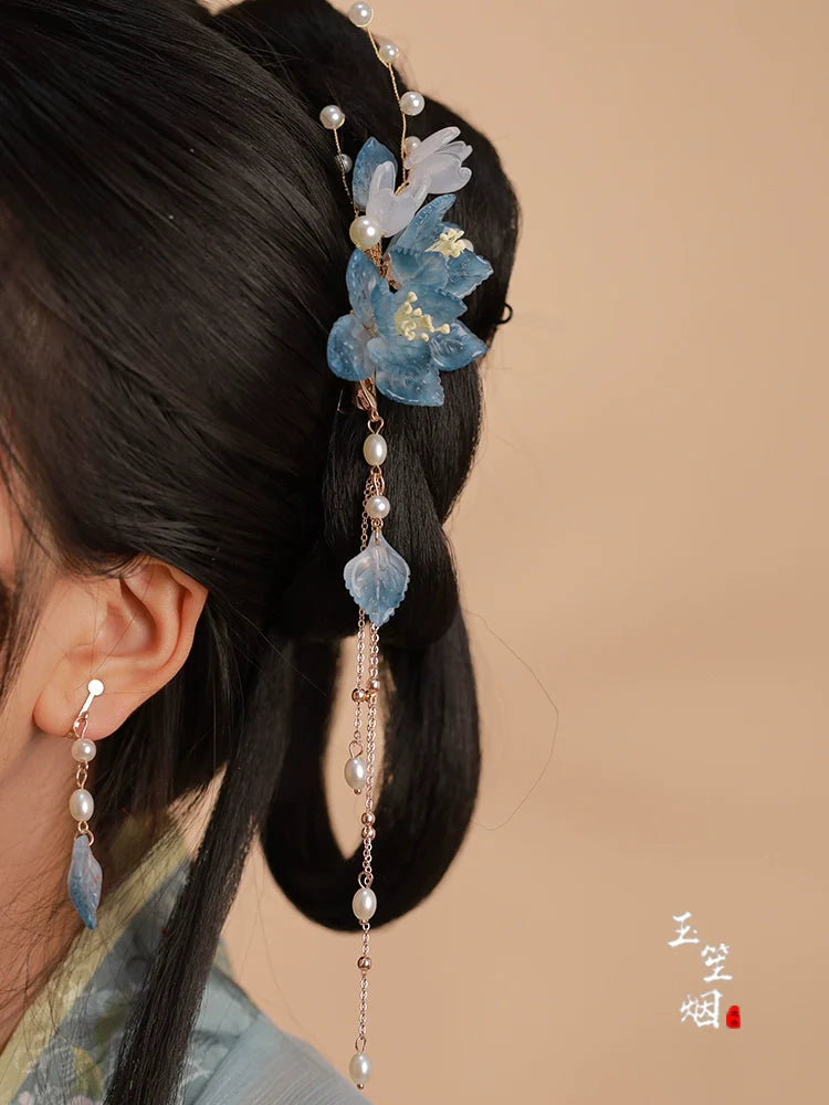 Hair Clips: Rain