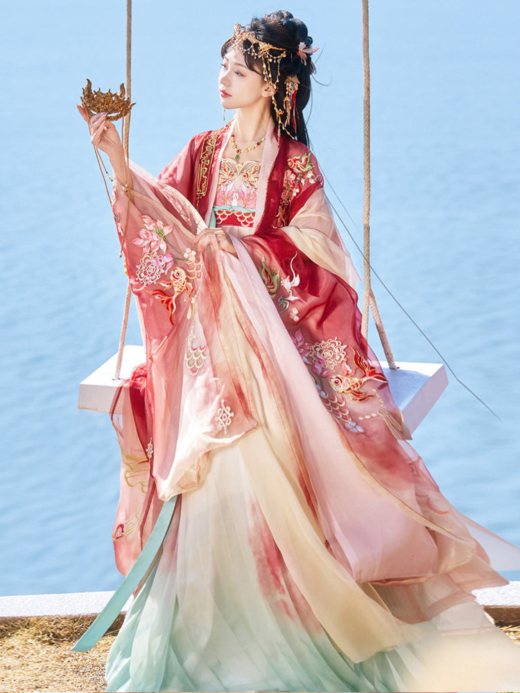 Koi 金鱼姬 - Tang Dynasty Style Hanfu Dress Heziqun