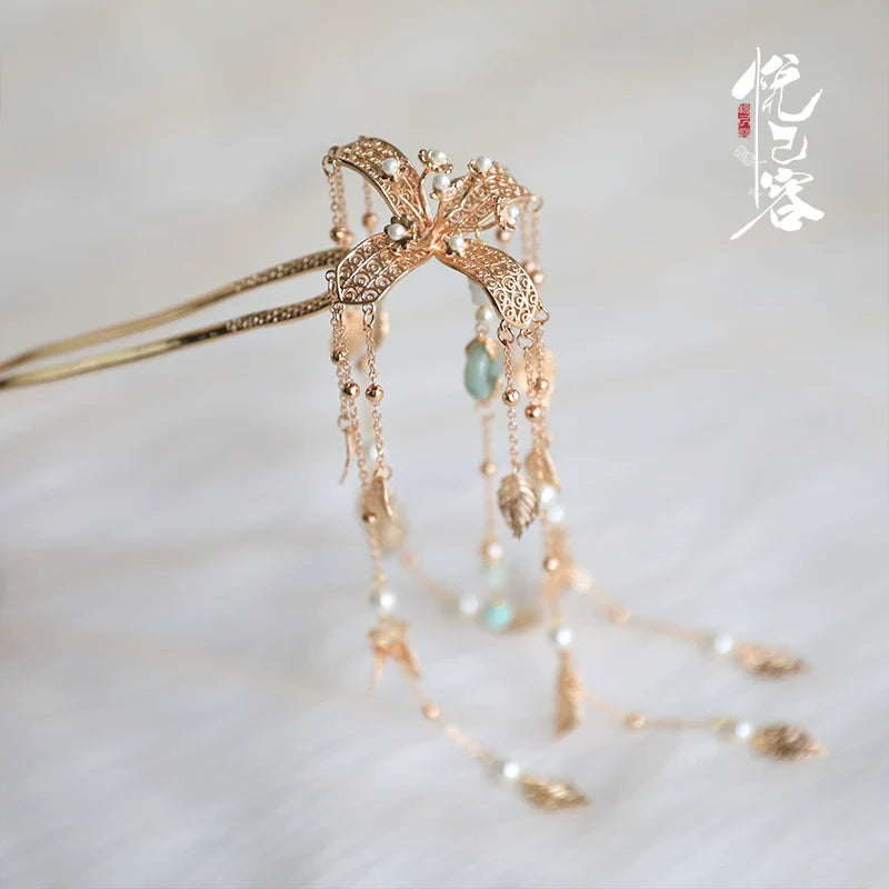 Hanfu Hair Accessories Set: Yunhuali