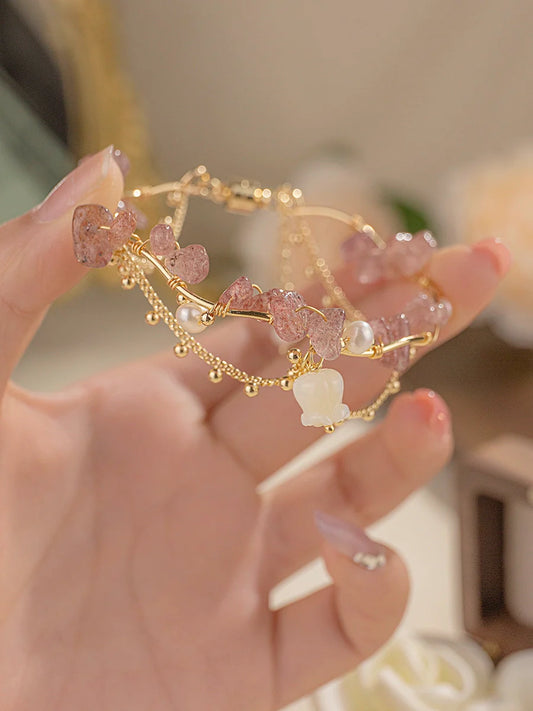 Strawberry Crystal Bracelet