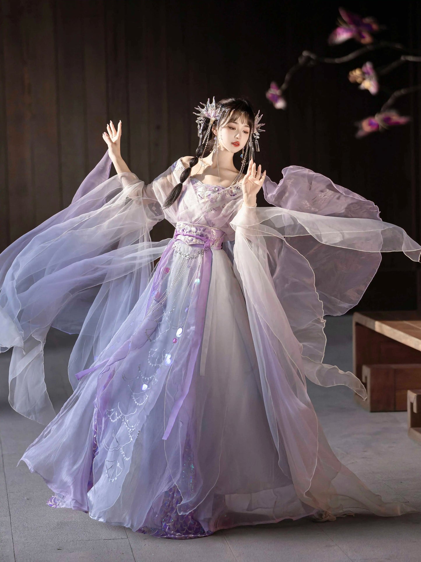 Beads with Tears 珠有泪 - Wei Jin Fairytale Style Qiyao Ruqun