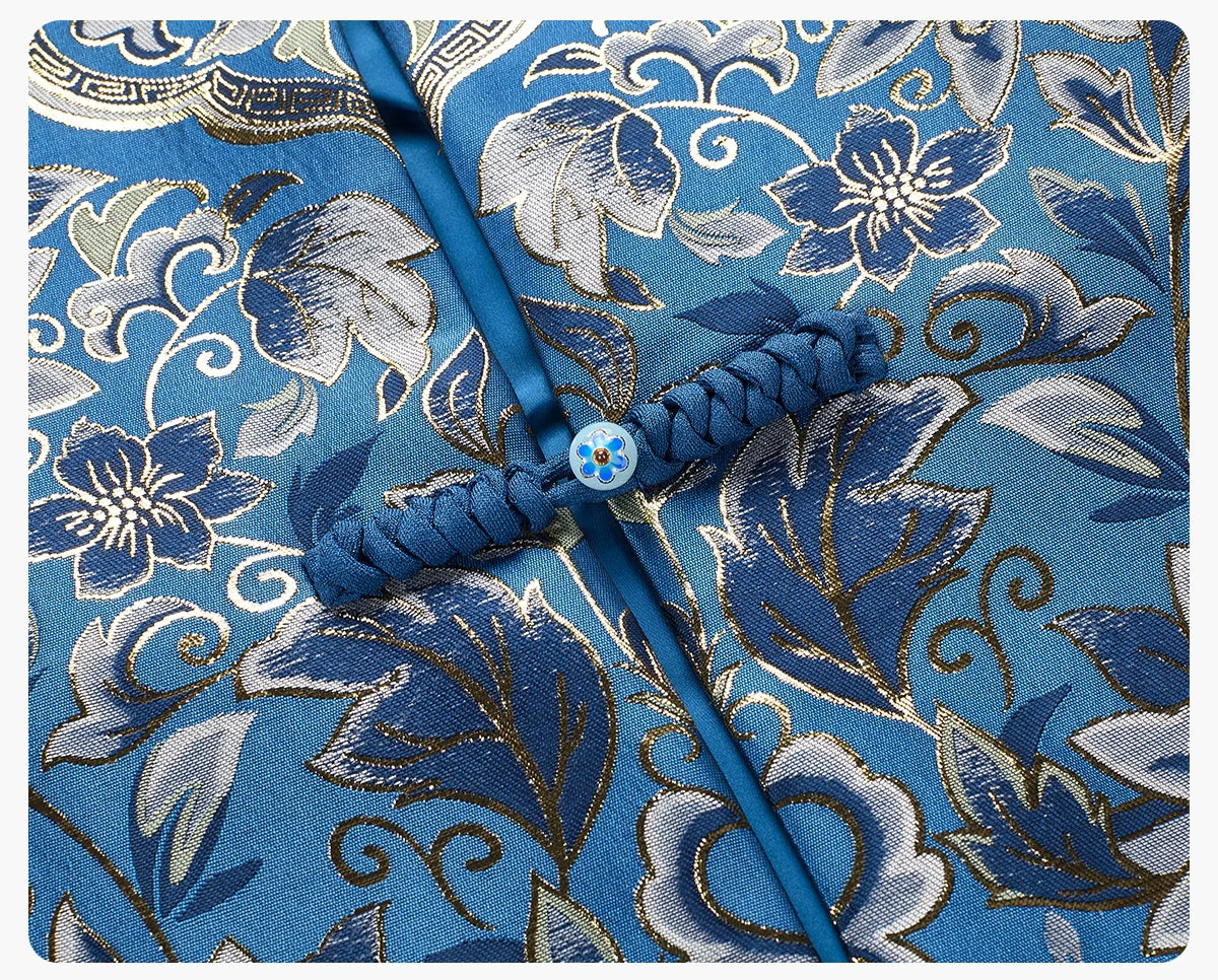 Ming Dynasty Modern Hanfu, Mamianqun, Glaze Blue Branch 釉蓝枝 (Preorder)