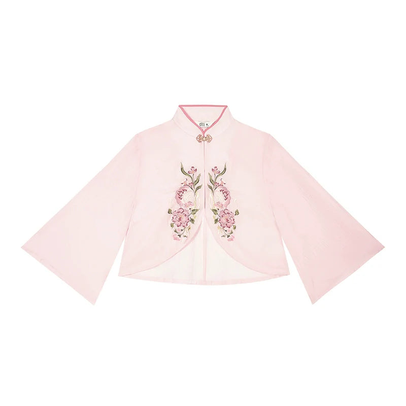 Ming Dynasty JX3 Inspired Modern Hanfu, Burning Peach 桃灼 (Preorder)