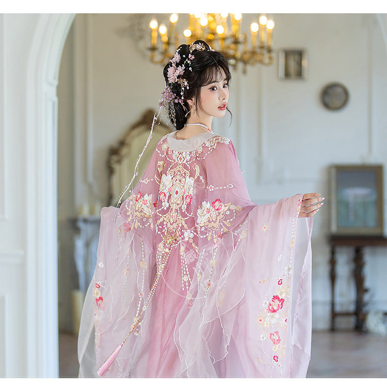 Spring Banquet 春日宴 - Tang Dynasty Style Hanfu Dress Heziqun