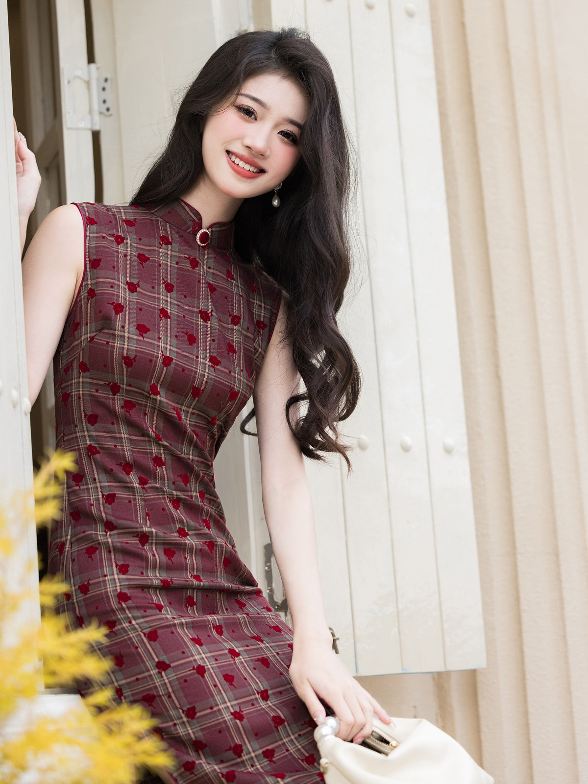 Juliet - Sleeveless Midi Retro Style Cheongsam